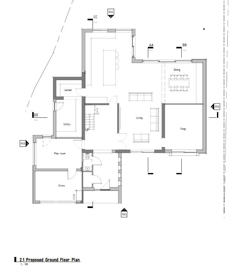 Cunningham ground floor plan