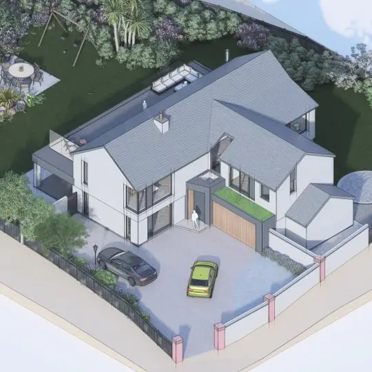 Front Isometric of Eco Home Transformation